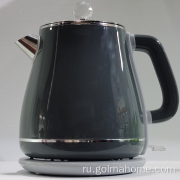 Чайник для горячей воды 1,8 л, чайник из нержавеющей стали, без бисфенола-А, быстро кипящий, с двойными стенками, электрический чайник